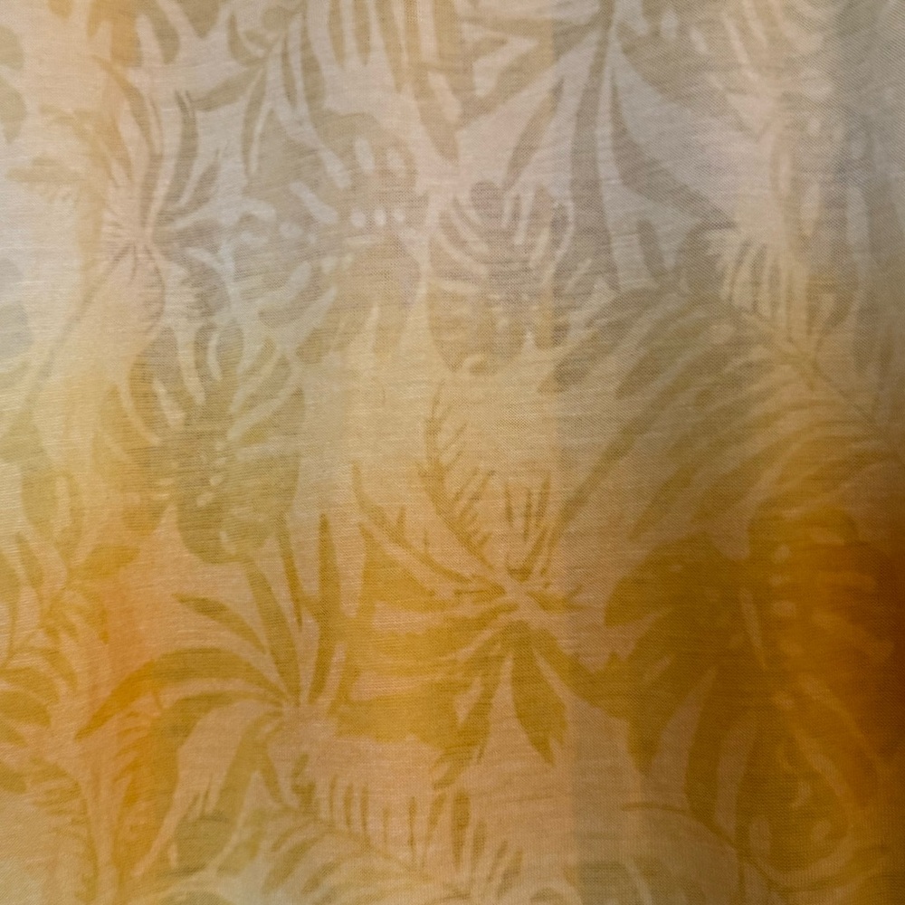 NWT George Yellow Tropical Leaf Print Sleeveless Maxi Dress - Picture 7 of 15